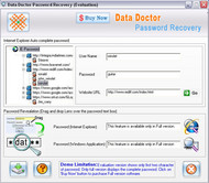 Internet Explorer Passwords Recovery screenshot